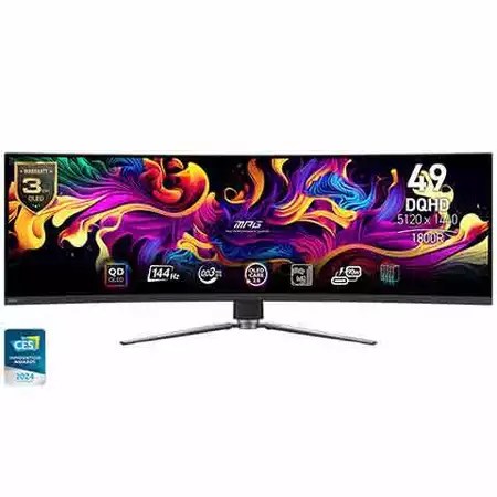 MSI MPG 491CQP QD-OLED 49吋曲面電競螢幕 3大優點 適合電競玩家 購買指南