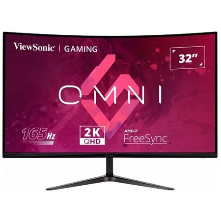 曲面電競螢幕推薦 ViewSonic VX3218C-2K：31.5吋 2K 165Hz 4大特色，遊戲玩家選購指南