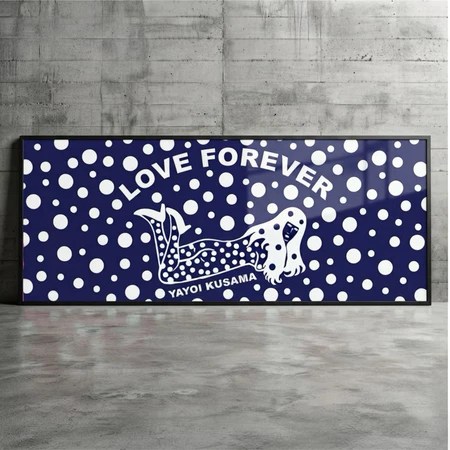 草間彌生手巾掛畫推薦｜LOVE FOREVER Blue 3大特色與送禮族群選購指南